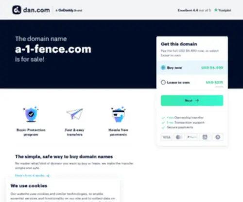 A-1-Fence.com(A 1 Fence) Screenshot