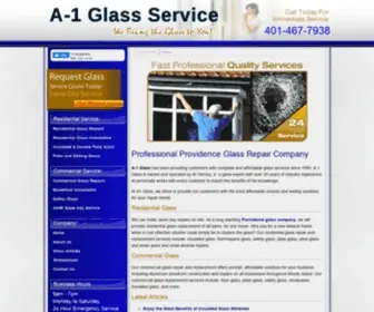 A-1Glassservice.com(Providence Glass Repairs (A1 Glass Service) Window Repairs) Screenshot