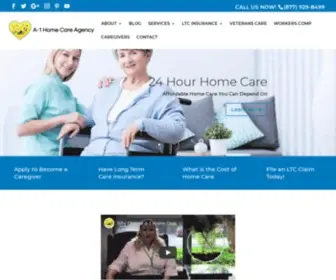 A-1Homecare.com(A-1 Home Care Agency) Screenshot