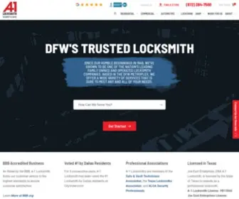 A-1Locksmith.com(A-1 Locksmith Dallas) Screenshot