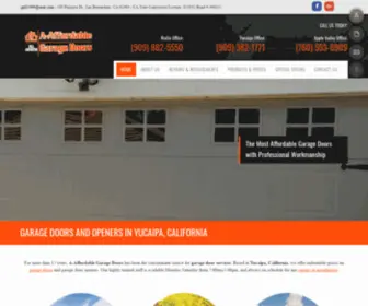 A-Affordablegaragedoors.com(Garage Doors) Screenshot