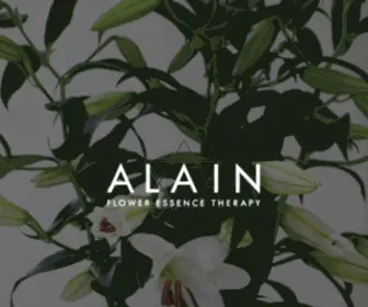 A-Alain.com(東京都内でフラワーエッセンス) Screenshot