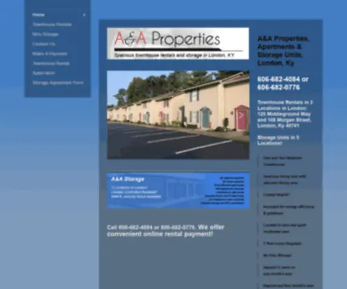 A-Aproperties.com(A&A Properties) Screenshot