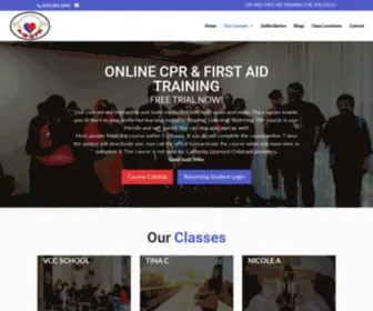 A-B-CPR-Onlinetraining.com(Online Classes) Screenshot