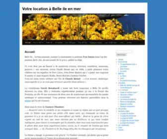 A-Belle-Ile.fr(Accueil) Screenshot