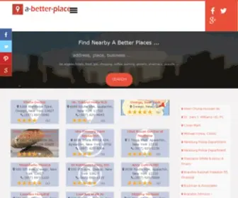 A-Better-Place.com(Find Nearby A Better Places) Screenshot