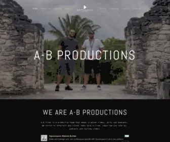 A-Bproductions.com(A-B Productions) Screenshot