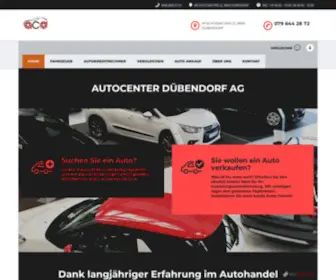 A-C-D.ch(Auto Center Dübendorf) Screenshot