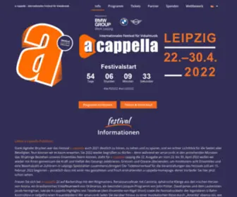 A-Cappella-Festival.de(Festival) Screenshot