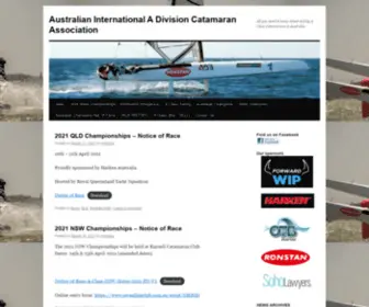 A-Cat.org.au(Australian International A Division Catamaran Association) Screenshot