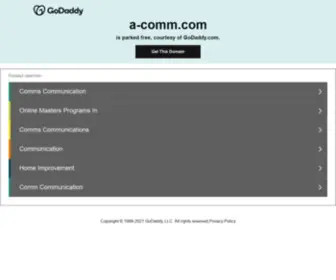 A-Comm.com(This domain may be for sale) Screenshot