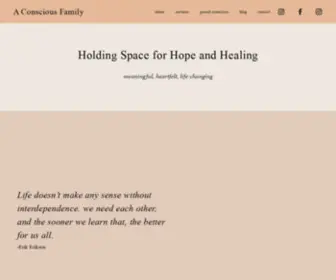 A-Consciousfamily.com(A Conscious Family) Screenshot