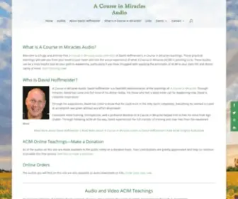 A-Course-IN-Miracles.org(A Course in Miracles Audio Teachings with David Hoffmeister) Screenshot