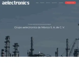 A-Electronics.com.mx(Grupo Aelectronics de México S.A) Screenshot