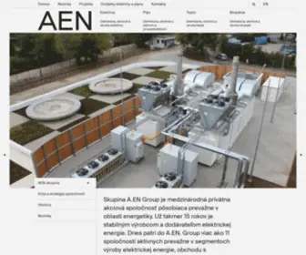 A-EN.sk(O skupine AEN GROUP) Screenshot