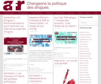 A-F-R.org(Changeons la politique des drogues) Screenshot