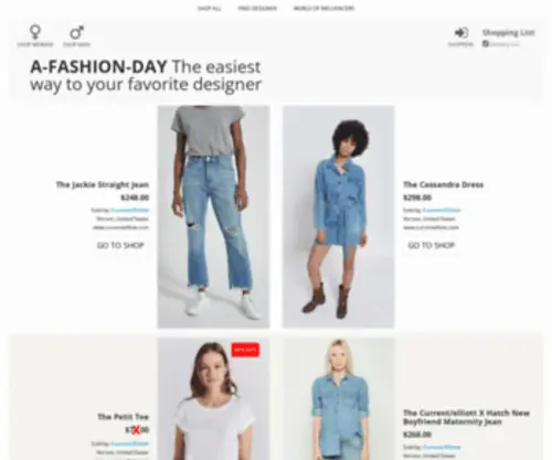 A-Fashion-Day.com(The easiest way to your favorite designer) Screenshot