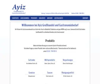 A-Gastro.de(Gastro Großhandel Gütersloh) Screenshot
