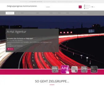 A-HA-Agentur.de(A-HA Agentur) Screenshot