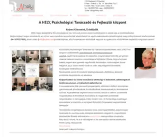 A-Hely.com(Pszichológus) Screenshot