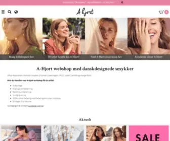 A-Hjort.dk(Køb Enestående Smykker til dig selv eller hende) Screenshot