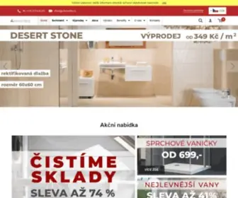 A-Keramika.cz(Obklady, dlažby, vybavení koupelen (e-shop)) Screenshot