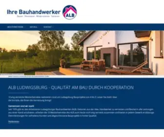 A-L-B.de(Arbeitskreis Ludwigsburger Bauhandwerker GmbH) Screenshot