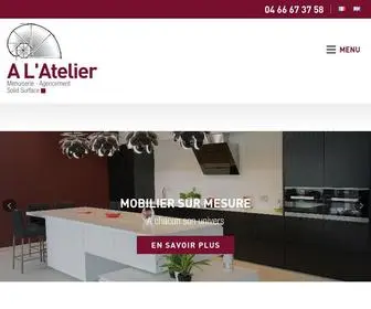 A-Latelier.com(Découvrez Menuiserie Ebenisterie) Screenshot