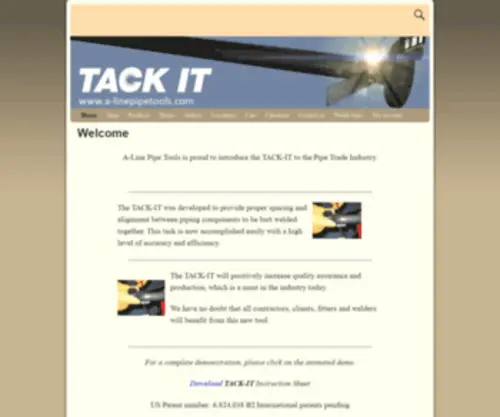 A-Linepipetools.com(A-Line Pipe Tools) Screenshot