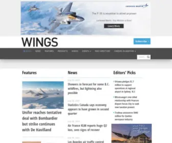 A-List.ca(Wings Magazine) Screenshot