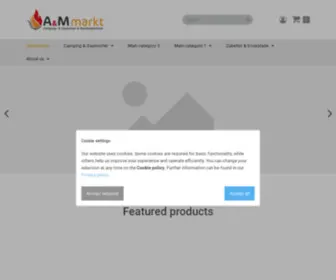 A-M-Markt.de(A&M Markt Ihr Campingbedarf) Screenshot