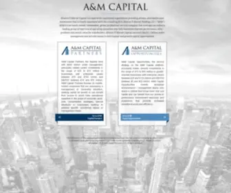 A-Mcapital.com(A&M CAPITAL PARTNERS) Screenshot