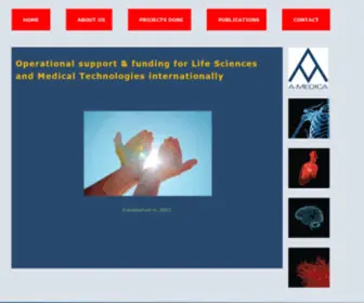 A-Medica.com(Operational Support with Funding) Screenshot