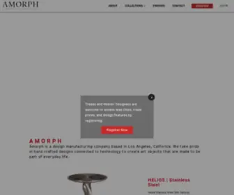 A-Morph.com(Amorph company) Screenshot