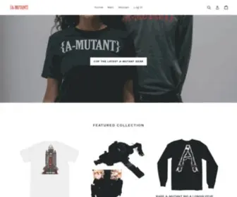 A-Mutant.com(A-MUTANT Official Website) Screenshot