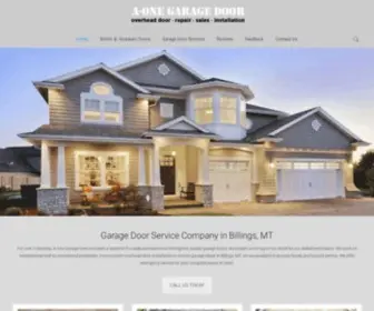 A-Onegaragedoor.com(A-One Garage Door) Screenshot