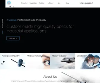 A-Optical.com(A.Optical Components LTD) Screenshot