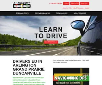 A-Plus-Academy-Driving-School.com(A Plus Academy Driving School) Screenshot