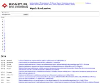 A-Ronet.pl(Internetowy Serwis Architektoniczny Ronet.pl) Screenshot