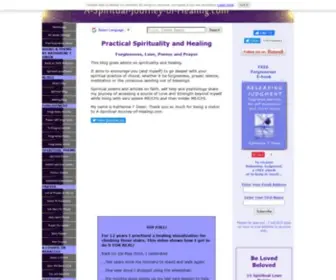 A-Spiritual-Journey-OF-Healing.com(Practical Spirituality and Healing) Screenshot