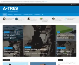 A-Tres.com(A-Tres estrategia digital para personas y empresas) Screenshot