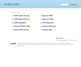 A-VPN.com(Сайт) Screenshot