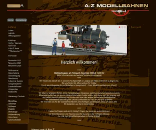 A-Z-Modellbahnen.ch(A Z Modellbahnen) Screenshot