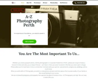 A-Zphotography.net.au(A-Z Photography, professional portrait photography in Perth) Screenshot