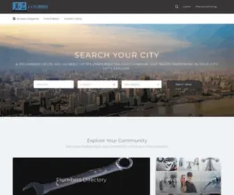 A-Zplumbers.com(Premium Web Directory) Screenshot