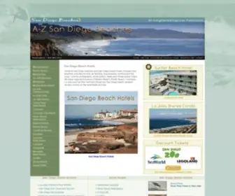 A-Zsandiegobeaches.com(San Diego Beach Hotels) Screenshot