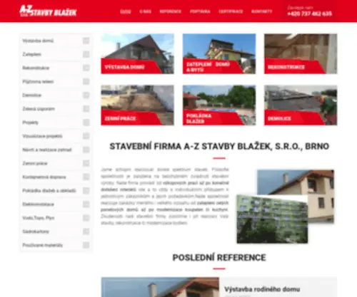 A-ZstavBy.cz(Stavební firma Brno) Screenshot