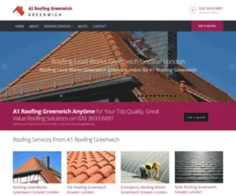 A1-Roofing-Greenwich.co.uk(A1 Roofing Greenwich Call) Screenshot