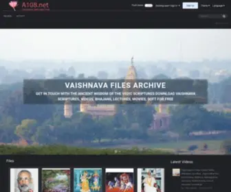 A108.net(International Vaishnavas Portal) Screenshot