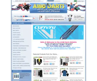 A180.co.uk(A180 darts) Screenshot